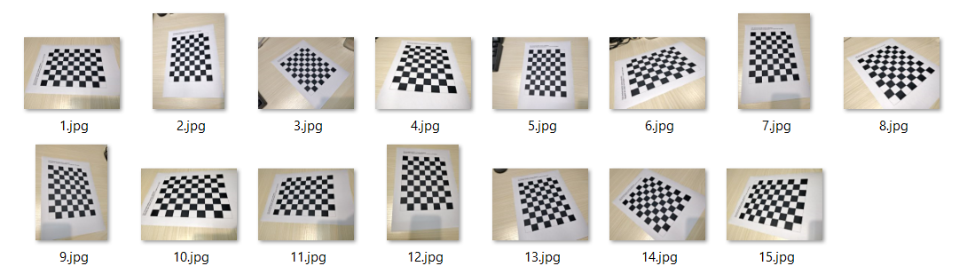 Photos of checkerboard
